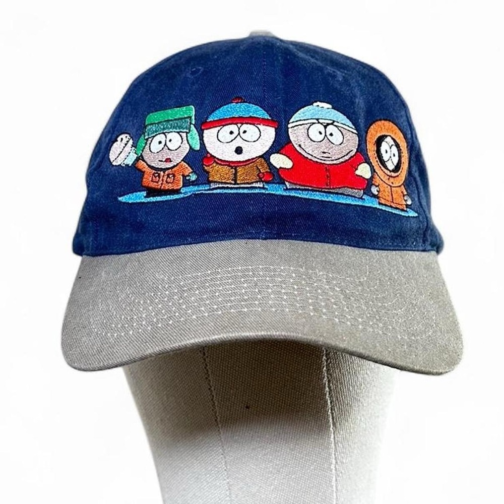 Vintage South Park by Comedy Central embroidered denim trucker baseball hat